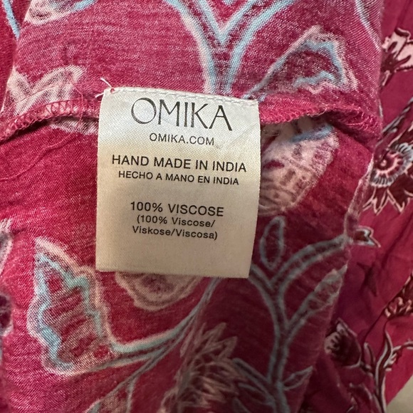 Omika Anthropologie Pia Floral Maxi Dress Size XS Boho Festival Preppy Classic‎ - Picture 4 of 5